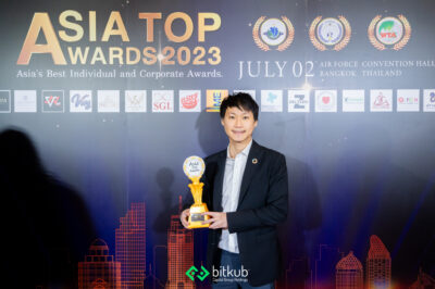 “ท๊อป จิรายุส ทรัพย์ศรีโสภา” คว้ารางวัล ASIA TOP AWARDS 2023 สาขา Best CEO of the Year